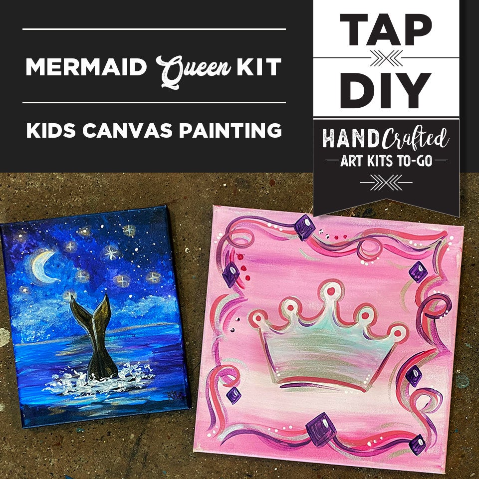 Mermaid Canvas Painting Kit